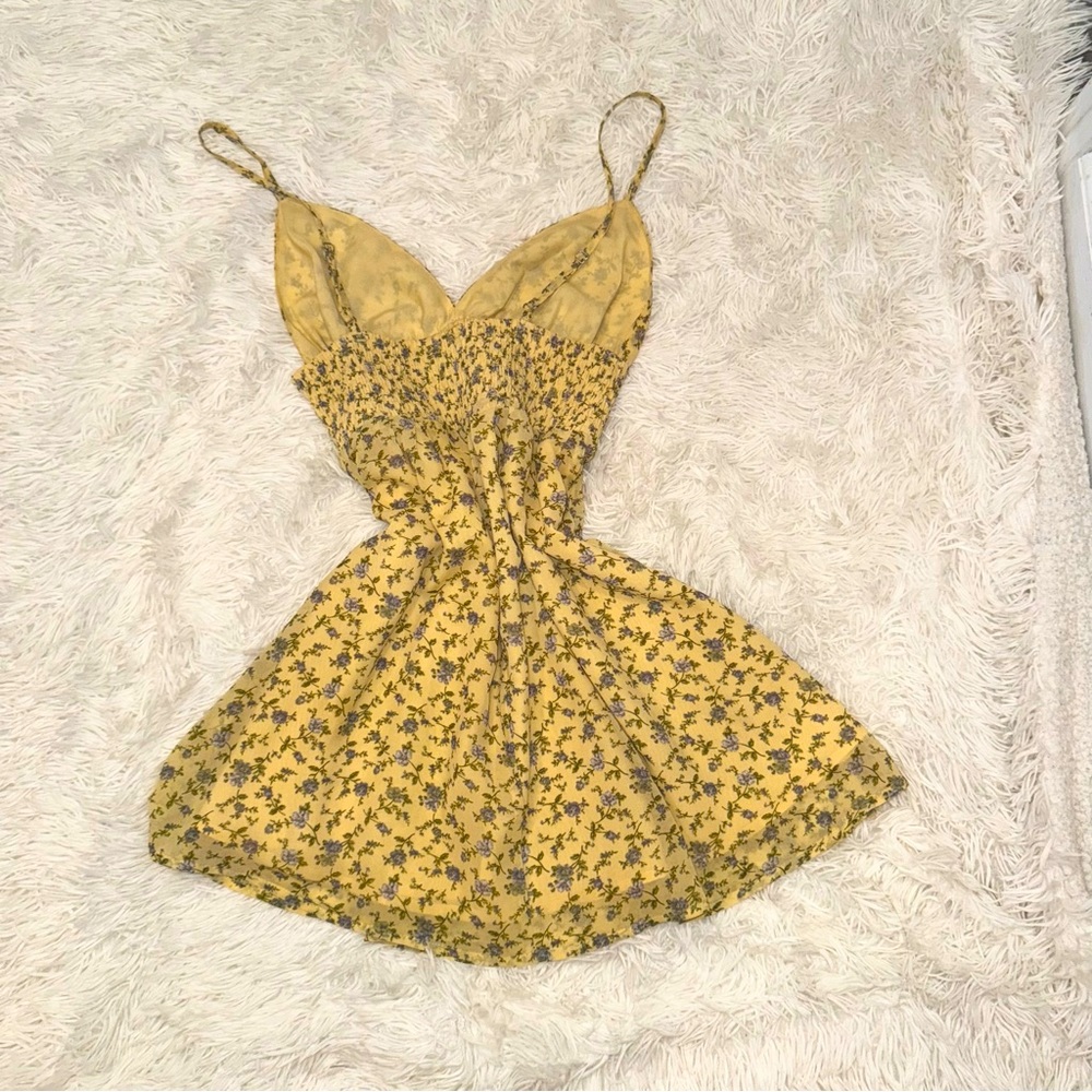 Forever 21 Yellow Babydoll Dress